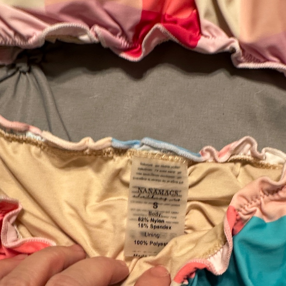 Nanamacs Multicolor Patchwork Bikini - image 3